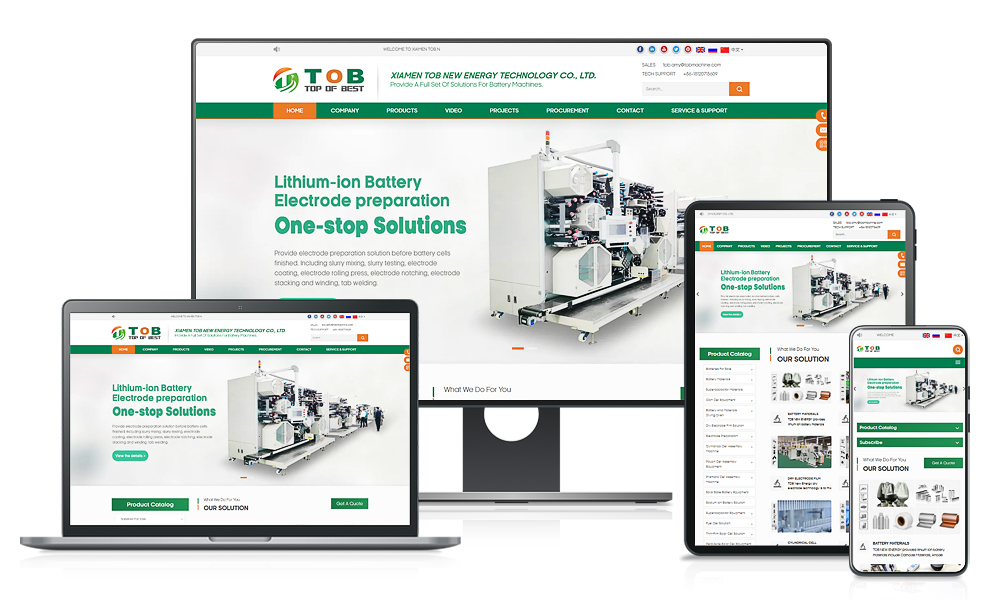 新能源設備製造業外貿網站優化